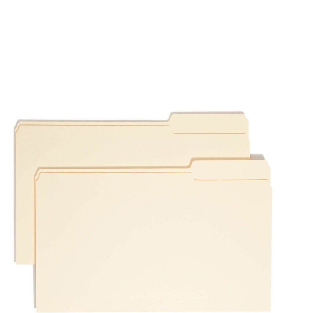 Manila File Folders, 1/3-Cut Tabs: Right Position, Legal Size, 0.75" Expansion, Manila, 100/Box