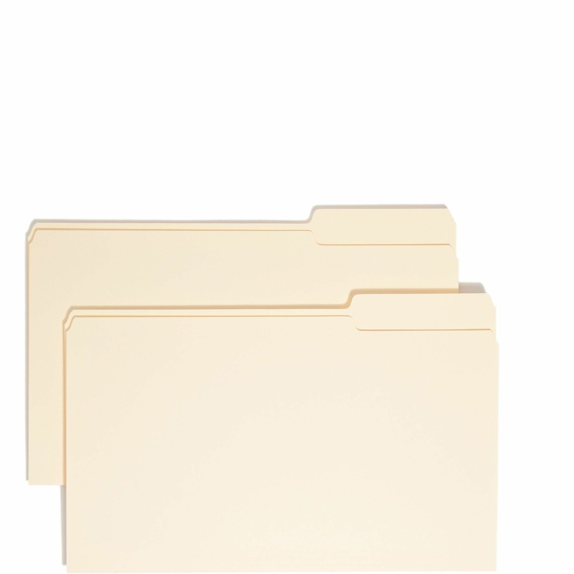 Manila File Folders, 1/3-Cut Tabs: Right Position, Legal Size, 0.75" Expansion, Manila, 100/Box