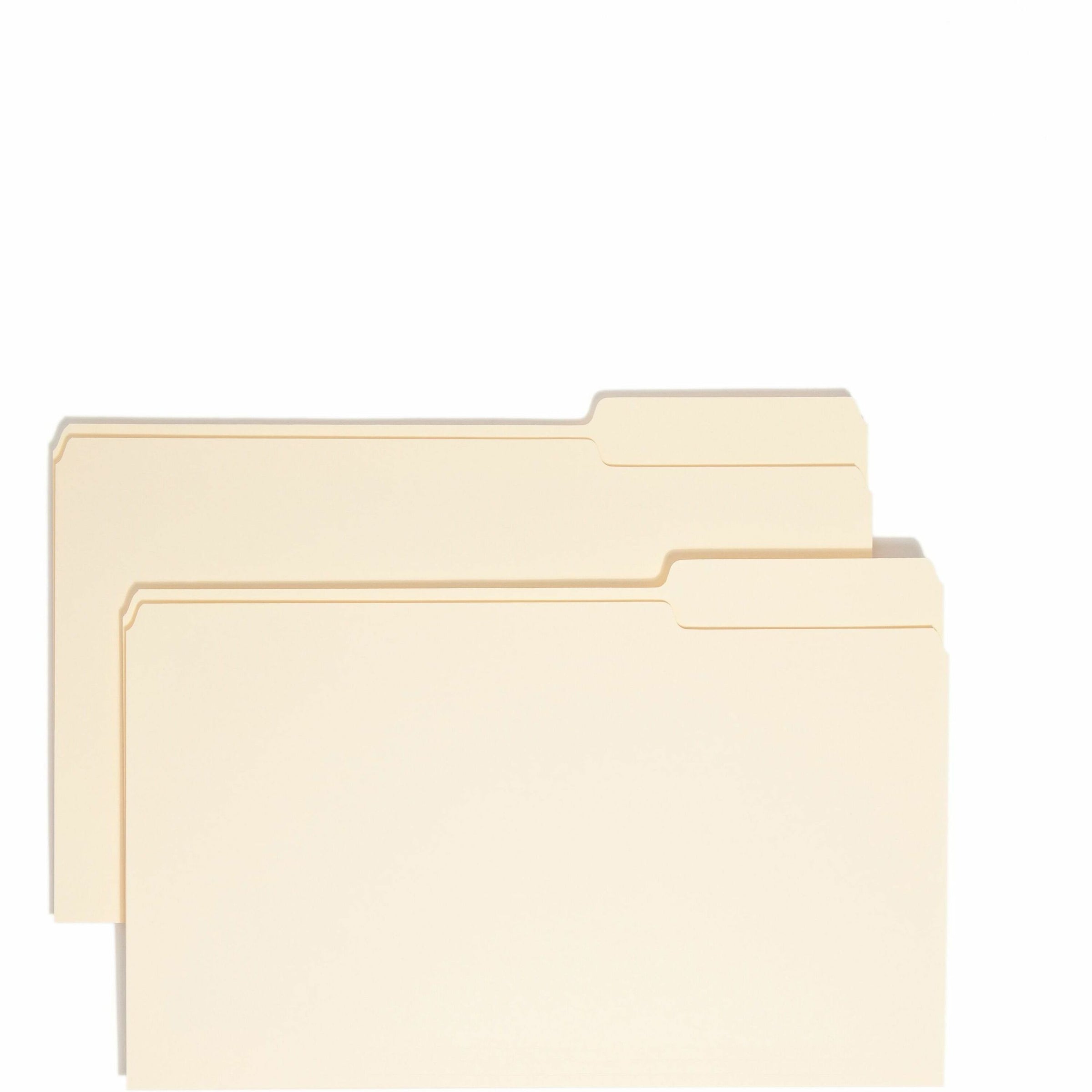 Manila File Folders, 1/3-Cut Tabs: Right Position, Legal Size, 0.75" Expansion, Manila, 100/Box