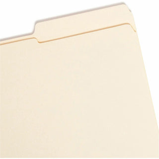 Reinforced Tab Manila File Folders, 1/3-Cut Tabs: Right Position, Legal Size, 0.75" Expansion, 11-pt Manila, 100/Box