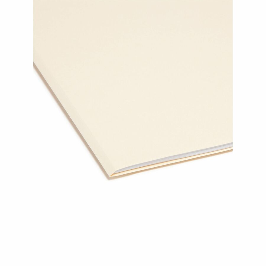 Manila Guide Height Systems File Folders, 2/5-Cut Tabs: Right of Center, Legal Size, 0.75" Expansion, Manila, 100/Box