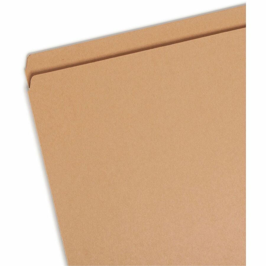 Heavyweight Kraft File Folder, Straight Tabs, Legal Size, 0.75" Expansion, 11-pt Kraft, Brown, 100/Box