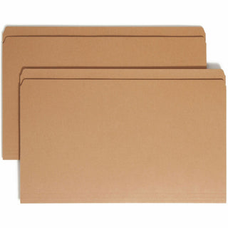 Heavyweight Kraft File Folder, Straight Tabs, Legal Size, 0.75" Expansion, 11-pt Kraft, Brown, 100/Box