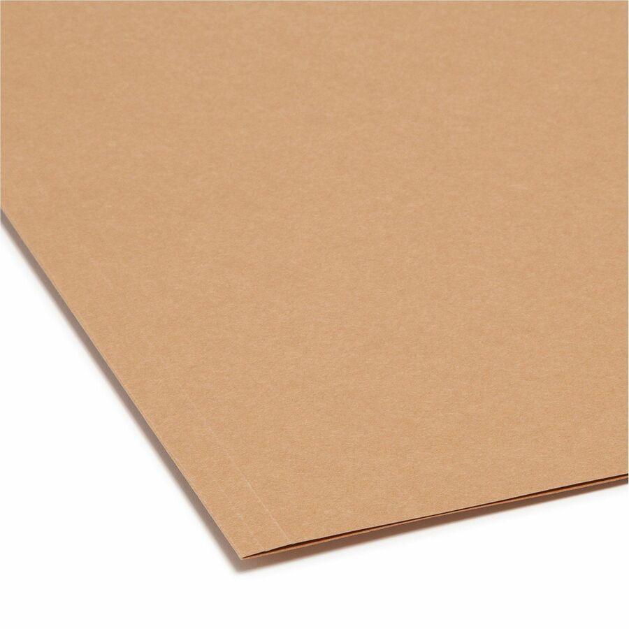 Heavyweight Kraft File Folder, Straight Tabs, Legal Size, 0.75" Expansion, 11-pt Kraft, Brown, 100/Box