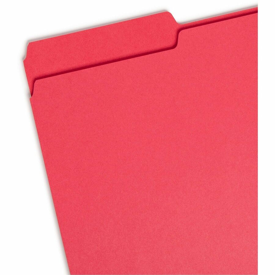 Colored File Folders, 1/3-Cut Tabs: Assorted, Legal Size, 0.75" Expansion, Assorted Colors, 100/Box