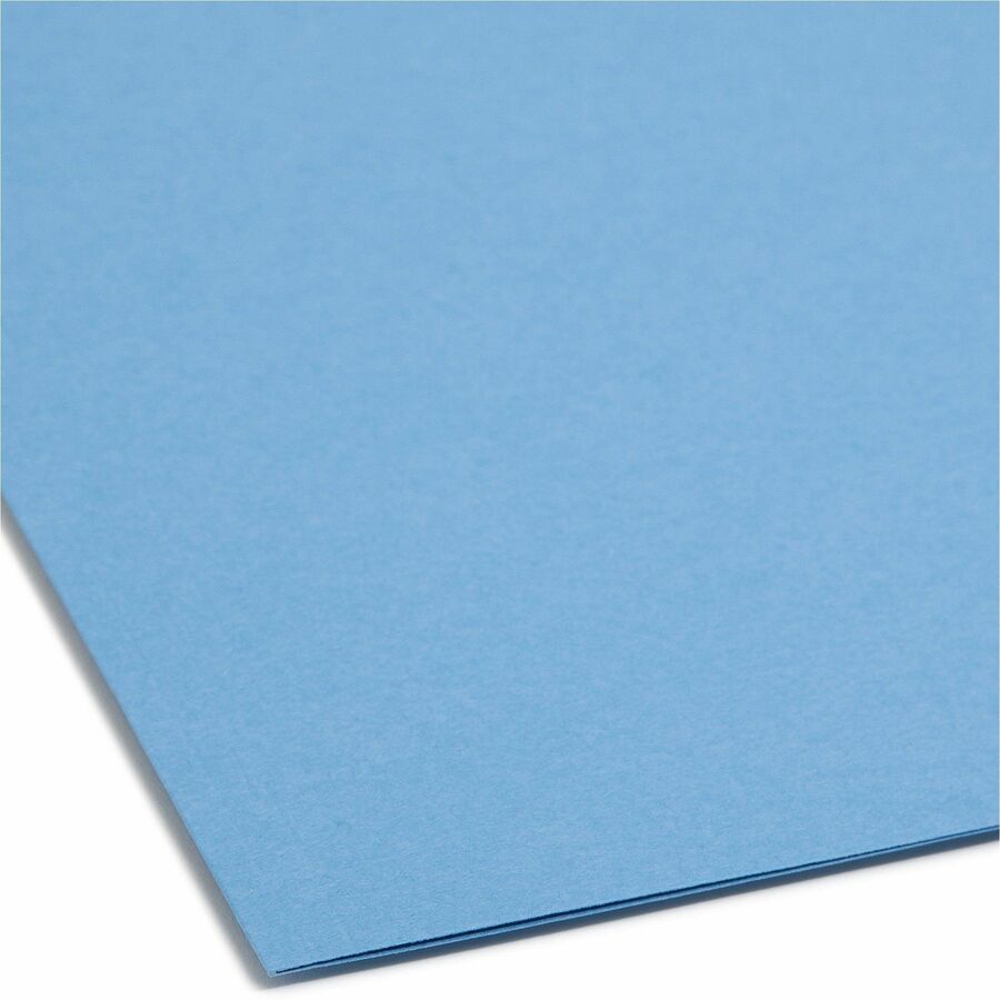 Top Tab Colored Fastener Folders, 0.75" Expansion, 2 Fasteners, Legal Size, Blue Exterior, 50/Box