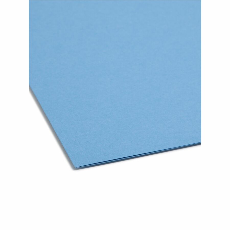 Top Tab Colored Fastener Folders, 0.75" Expansion, 2 Fasteners, Legal Size, Blue Exterior, 50/Box