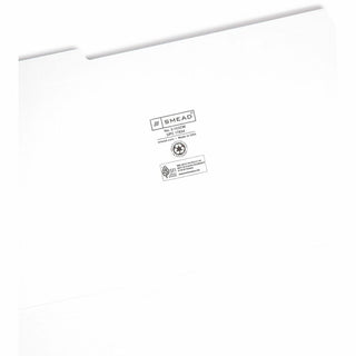 Reinforced Top Tab Colored File Folders, 1/3-Cut Tabs: Assorted, Legal Size, 0.75" Expansion, White, 100/Box