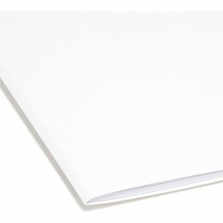 Reinforced Top Tab Colored File Folders, 1/3-Cut Tabs: Assorted, Legal Size, 0.75" Expansion, White, 100/Box