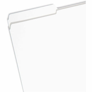 Reinforced Top Tab Colored File Folders, 1/3-Cut Tabs: Assorted, Legal Size, 0.75" Expansion, White, 100/Box
