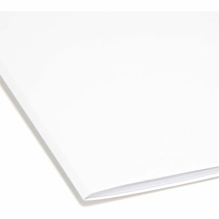 Reinforced Top Tab Colored File Folders, 1/3-Cut Tabs: Assorted, Legal Size, 0.75" Expansion, White, 100/Box