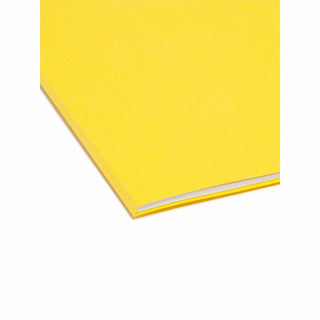 Reinforced Top Tab Colored File Folders, 1/3-Cut Tabs: Assorted, Legal Size, 0.75" Expansion, Yellow, 100/Box