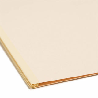 Six-Section Top Tab Classification Folders, 2" Expansion, 2 Dividers, 6 Fasteners, Legal Size, Manila, 10/Box