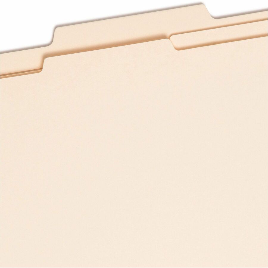 Six-Section Top Tab Classification Folders, 2" Expansion, 2 Dividers, 6 Fasteners, Legal Size, Manila, 10/Box