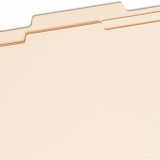Six-Section Top Tab Classification Folders, 2" Expansion, 2 Dividers, 6 Fasteners, Legal Size, Manila, 10/Box