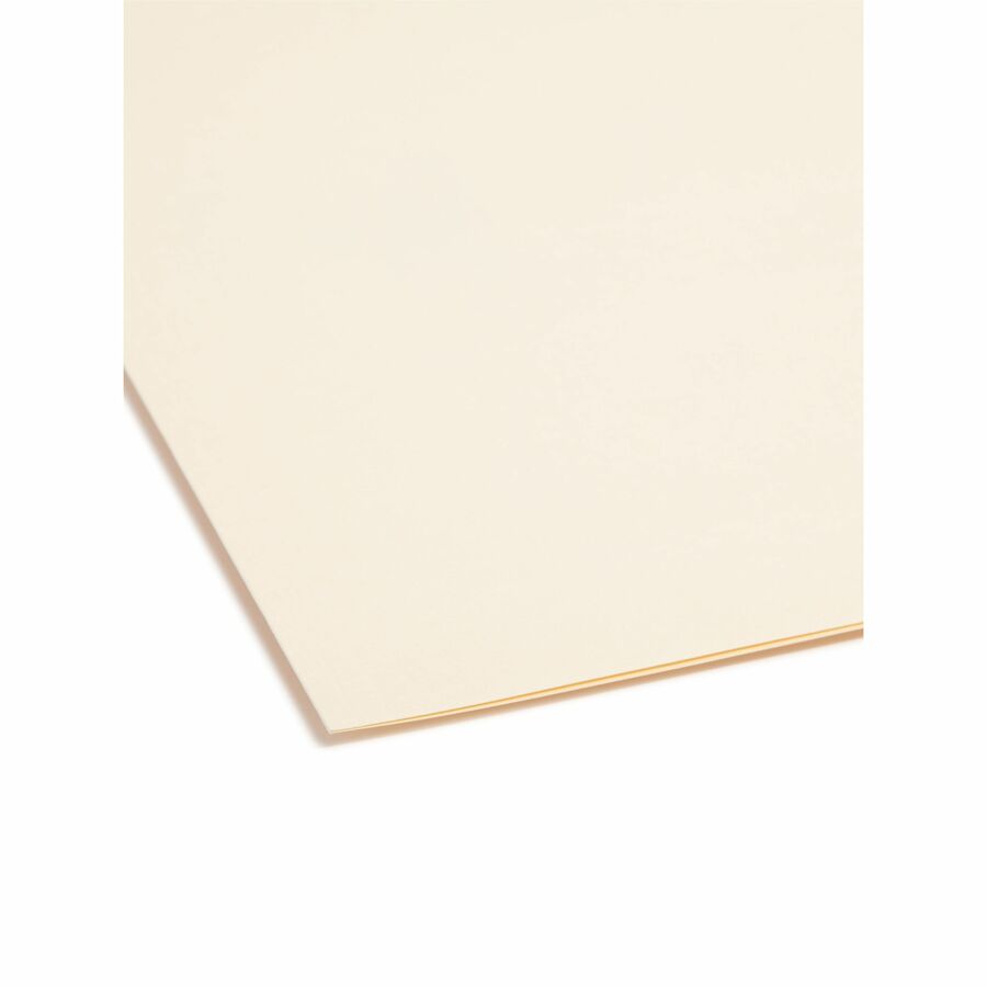 Top Tab Fastener Folders, Straight Tabs, 0.75" Expansion, 2 Fasteners, Legal Size, Manila Exterior, 50/Box