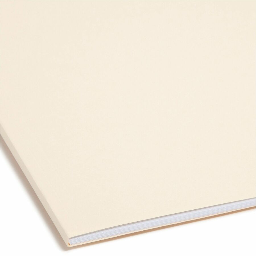 Top Tab Fastener Folders, 1/3-Cut Tabs: Assorted, 0.75" Expansion, 2 Fasteners, Legal Size, Manila Exterior, 50/Box