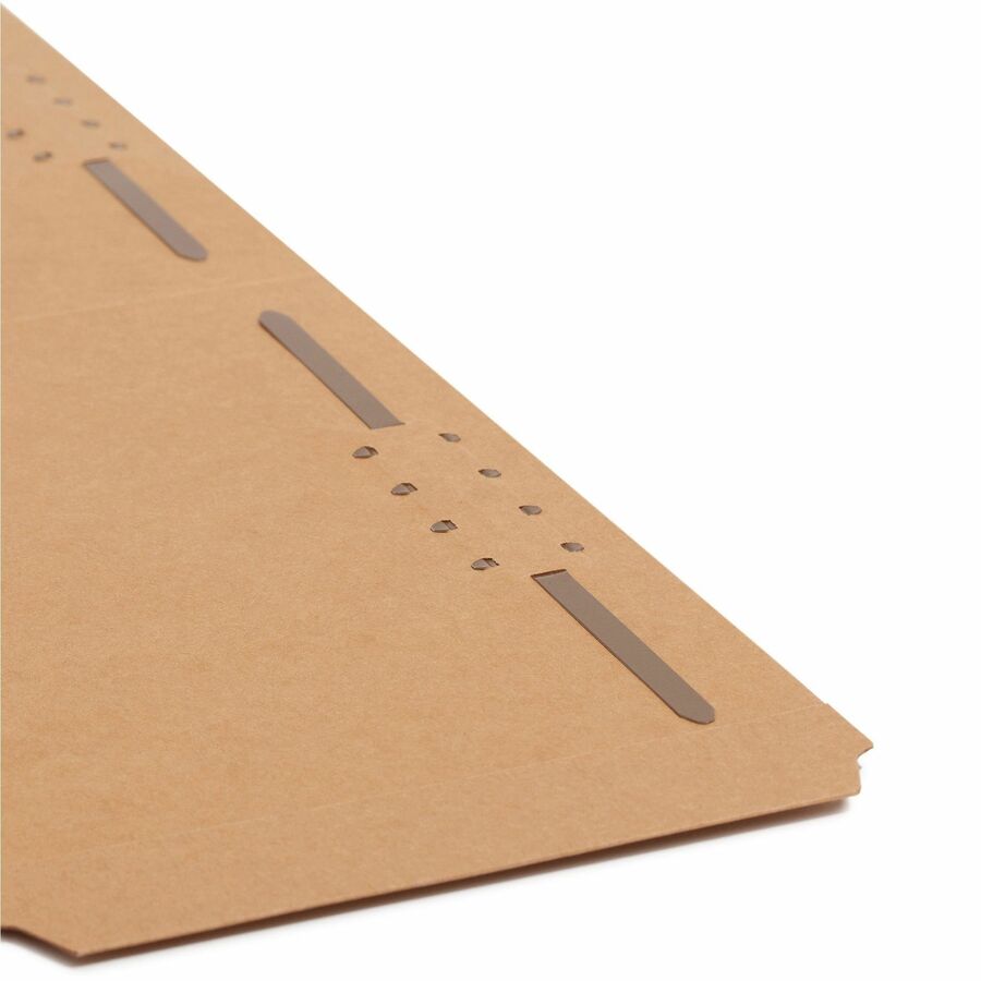 Top Tab Fastener Folders, 1/3-Cut Tabs: Assorted, 0.75" Expansion, 2 Fasteners, Legal Size, Kraft Exterior, 50/Box