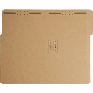 Top Tab Fastener Folders, 1/3-Cut Tabs: Assorted, 0.75" Expansion, 2 Fasteners, Legal Size, Kraft Exterior, 50/Box