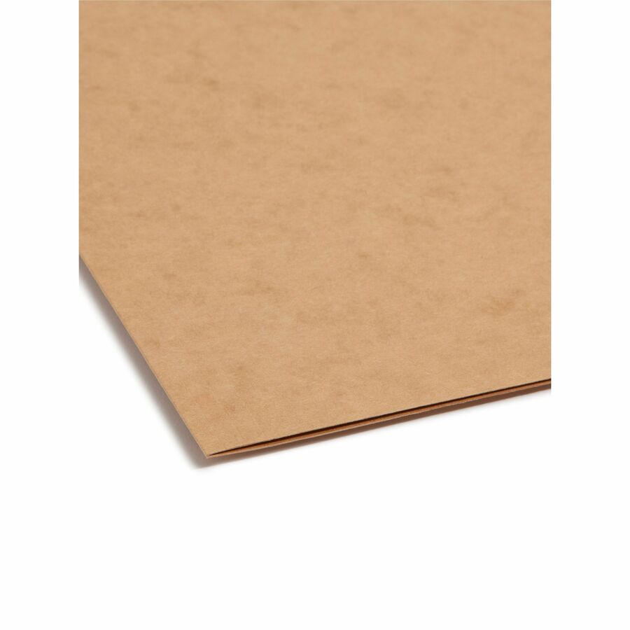 Top Tab Fastener Folders, Guide-Height 2/5-Cut Tabs, 0.75" Expansion, 2 Fasteners, Legal Size, 17-pt Kraft, 50/Box