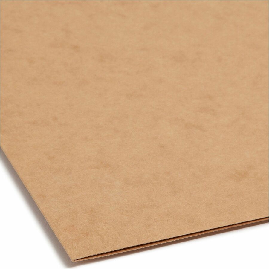 Top Tab Fastener Folders, Guide-Height 2/5-Cut Tabs, 0.75" Expansion, 2 Fasteners, Legal Size, 17-pt Kraft, 50/Box