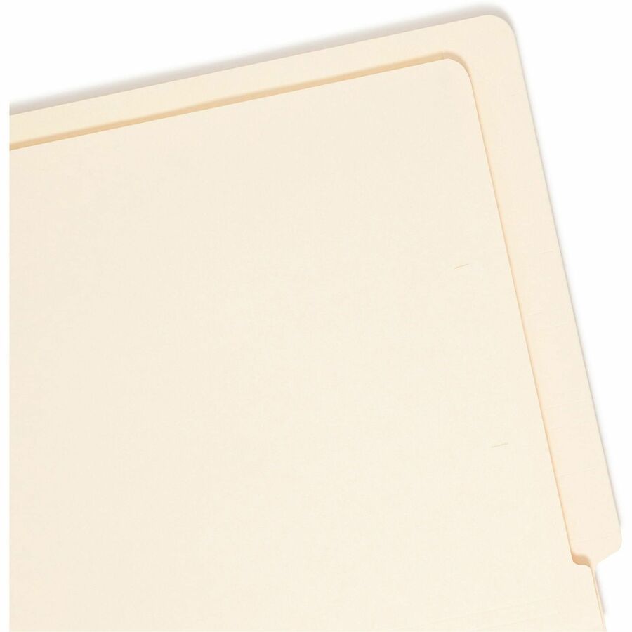 Heavyweight Manila End Tab Folders, 9" High Front, Straight Tabs, Letter Size, 0.75" Expansion, Manila, 100/Box