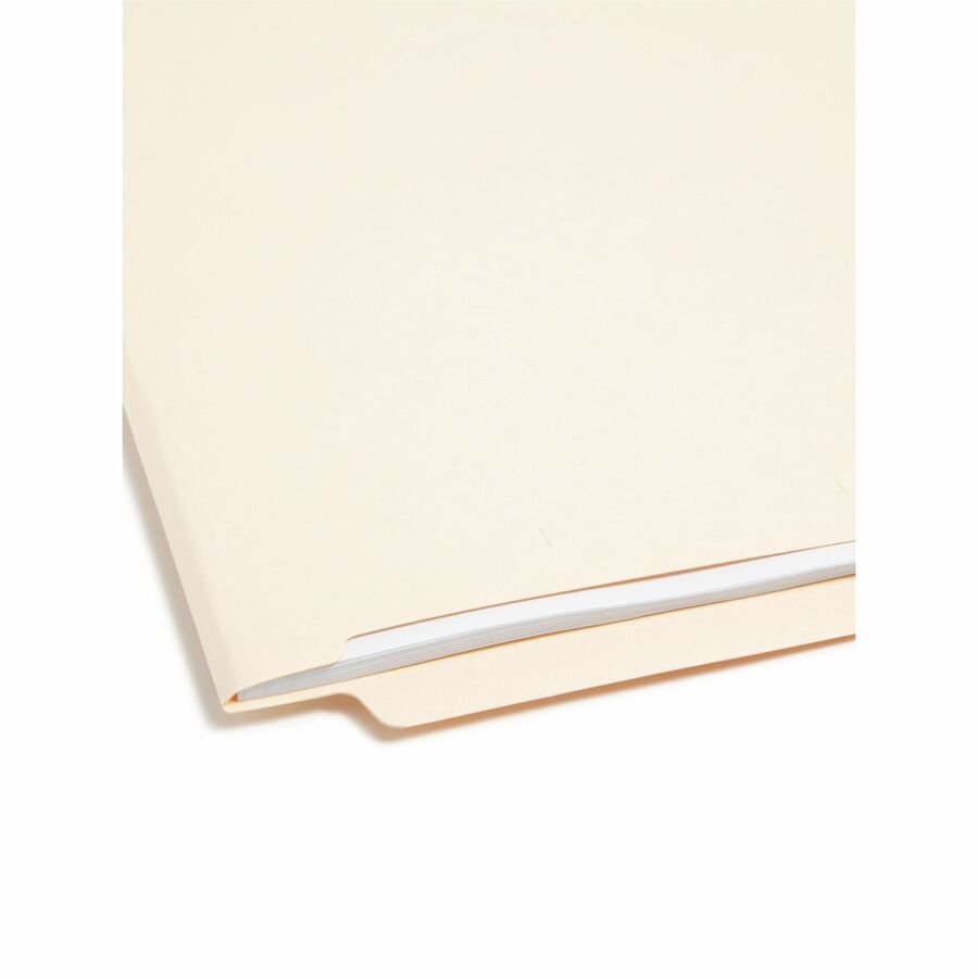 Heavyweight Manila End Tab Folders, 9" High Front, Straight Tabs, Letter Size, 0.75" Expansion, Manila, 100/Box