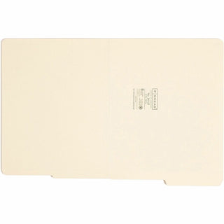 Heavyweight Manila End Tab Folders, 9" High Front, 1/2-Cut Tabs: Top, Letter Size, 0.75" Expansion, Manila, 100/Box