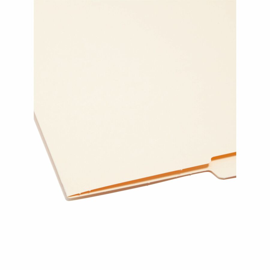 Heavyweight Manila End Tab Folders, 9" High Front, 1/2-Cut Tabs: Top, Letter Size, 0.75" Expansion, Manila, 100/Box