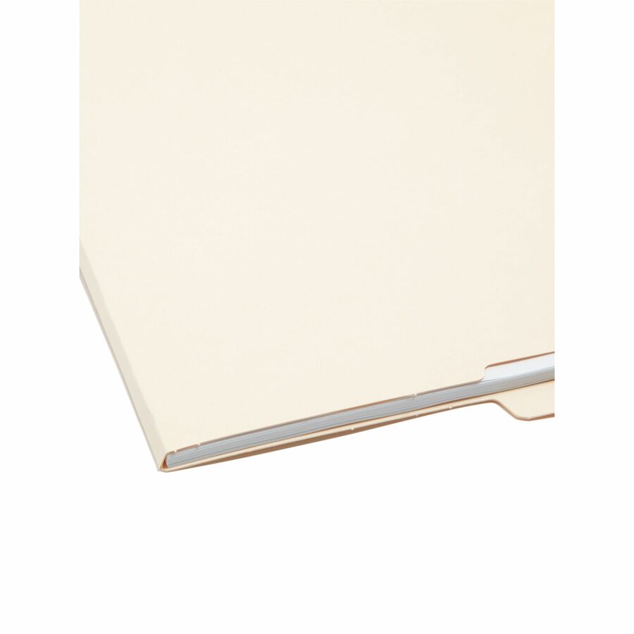 Heavyweight Manila End Tab Folders, 9" High Front, 1/2-Cut Tabs: Top, Letter Size, 0.75" Expansion, Manila, 100/Box