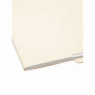 Heavyweight Manila End Tab Folders, 9" High Front, 1/2-Cut Tabs: Top, Letter Size, 0.75" Expansion, Manila, 100/Box