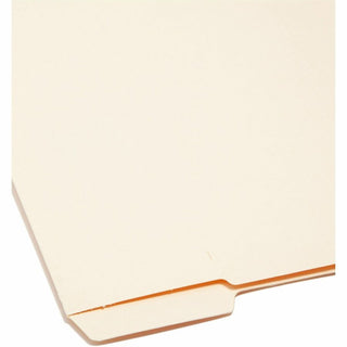 Heavyweight Manila End Tab Folders, 9" High Front, 1/3-Cut Tabs: Assorted, Letter, 0.75" Expansion, Manila, 100/Box