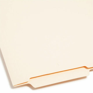 Smead Shelf-Master 1/3 Tab Cut Letter Recycled End Tab File Folder - 8 1/2" x 11" - 3/4" Expansion - End Tab Location - Bottom Tab Position - Manila - 10% Recycled - 100 / Box