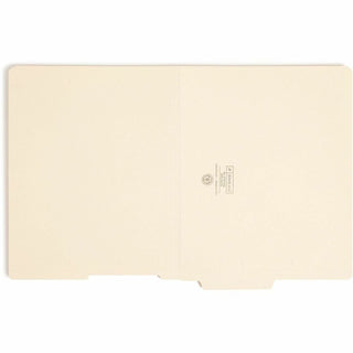 Smead Shelf-Master 1/3 Tab Cut Letter Recycled End Tab File Folder - 8 1/2" x 11" - 3/4" Expansion - End Tab Location - Bottom Tab Position - Manila - 10% Recycled - 100 / Box