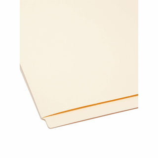 Heavyweight Manila End Tab Conversion File Folders, Straight Tabs, Letter Size, 0.75" Expansion, Manila, 100/Box