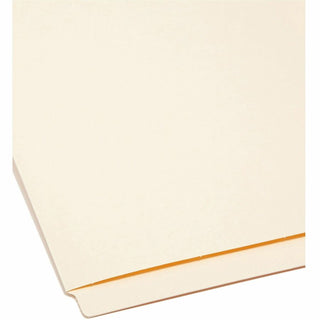 Heavyweight Manila End Tab Conversion File Folders, Straight Tabs, Letter Size, 0.75" Expansion, Manila, 100/Box