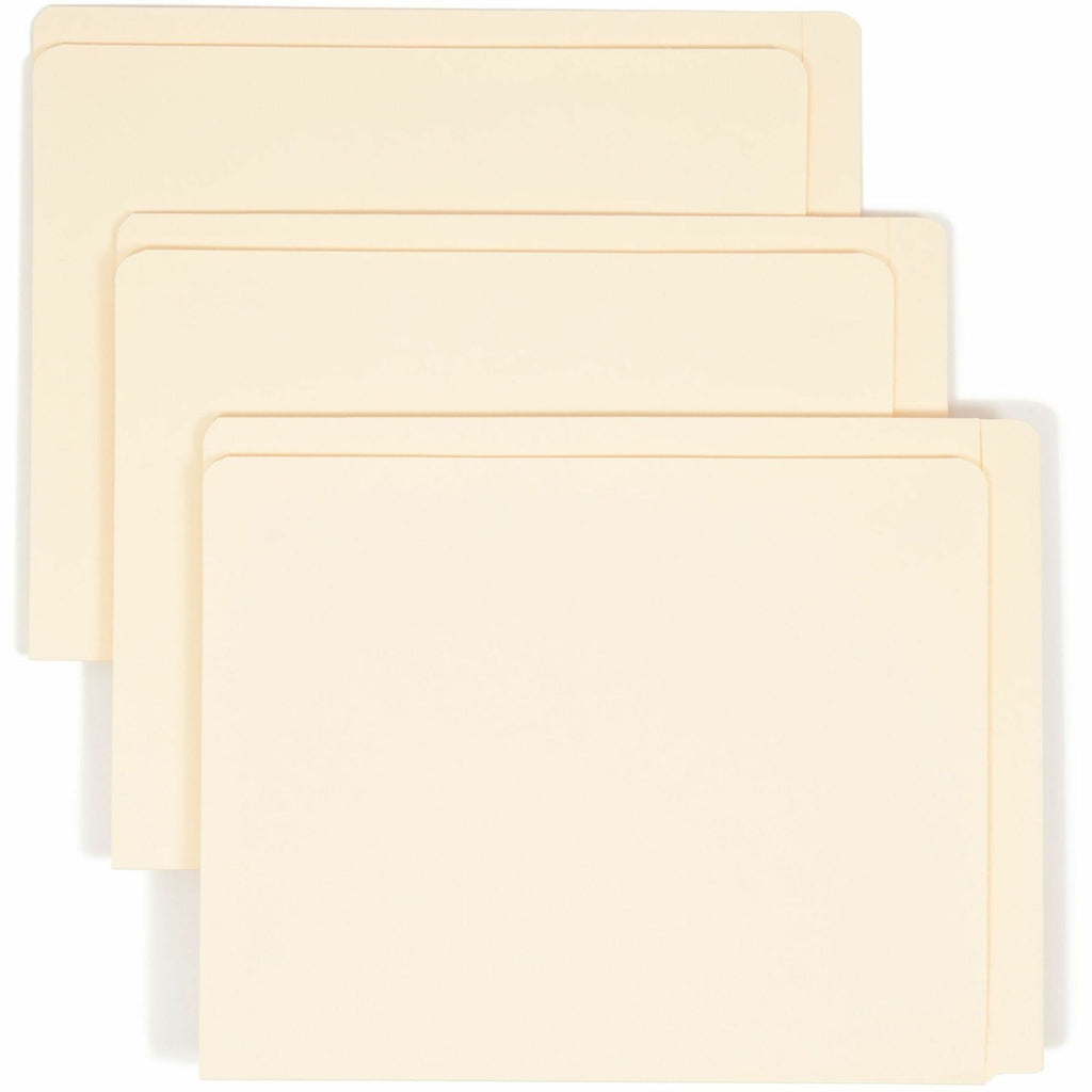 Heavyweight Manila End Tab Conversion File Folders, Straight Tabs, Letter Size, 0.75" Expansion, Manila, 100/Box