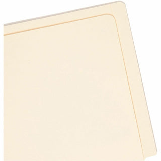 Heavyweight Manila End Tab Conversion File Folders, Straight Tabs, Letter Size, 0.75" Expansion, Manila, 100/Box