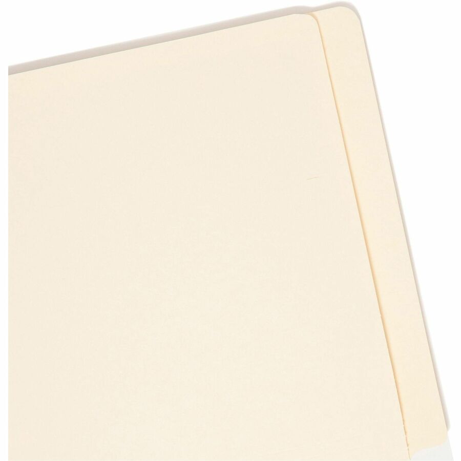 Extended End Tab Manila Folders, Straight Tabs, Letter Size, 0.75" Expansion, Manila, 100/Box