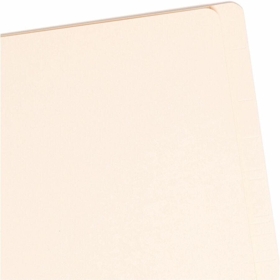 Manila End Tab Classification Folders, 2" Expansion, 2 Dividers, 6 Fasteners, Letter Size, Manila Exterior, 10/Box