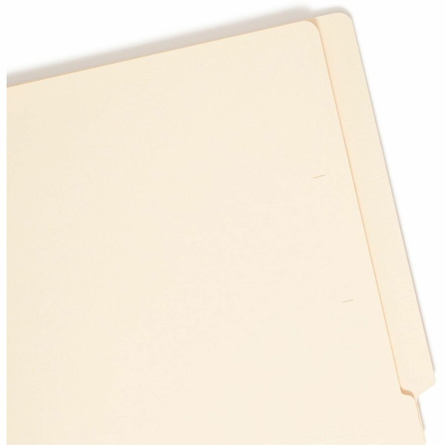 Heavyweight Manila End Tab Folders, 9.5" High Front, Reinforced Straight Tabs, Legal Size, 0.75" Expansion, Manila, 100/Box