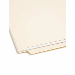 Heavyweight Manila End Tab Folders, 9.5" High Front, Reinforced Straight Tabs, Legal Size, 0.75" Expansion, Manila, 100/Box