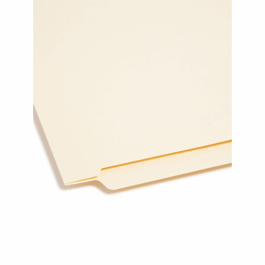 Heavyweight Manila End Tab Folders, 9.5" High Front, Reinforced Straight Tabs, Legal Size, 0.75" Expansion, Manila, 100/Box