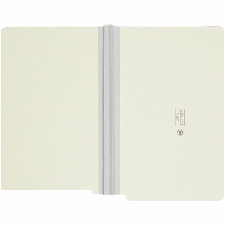 Extra-Heavy Recycled Pressboard End Tab Folders, Straight Tabs, Legal Size, 2" Expansion, Gray-Green, 25/Box