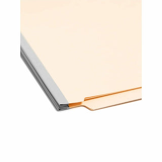 Smead Legal Recycled Classification Folder - 8 1/2" x 14" - 2" Expansion - 2 x 2B Fastener(s) - 2" Fastener Capacity for Folder - End Tab Location - 2 Divider(s) - Pressboard - Manila - 10% Recycled - 10 / Box