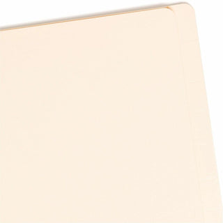 Smead Legal Recycled Classification Folder - 8 1/2" x 14" - 2" Expansion - 2 x 2B Fastener(s) - 2" Fastener Capacity for Folder - End Tab Location - 2 Divider(s) - Pressboard - Manila - 10% Recycled - 10 / Box