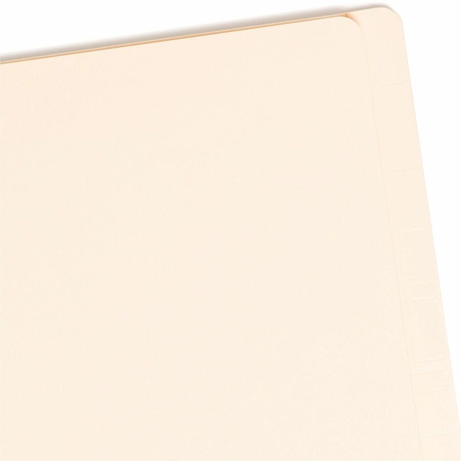 Smead Legal Recycled Classification Folder - 8 1/2" x 14" - 2" Expansion - 2 x 2B Fastener(s) - 2" Fastener Capacity for Folder - End Tab Location - 2 Divider(s) - Pressboard - Manila - 10% Recycled - 10 / Box
