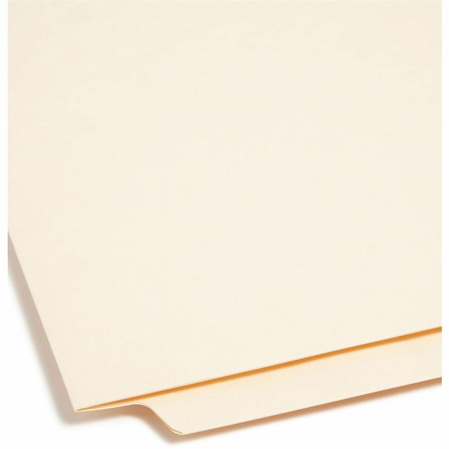 Heavyweight End Tab Fastener Folders, Interior Front-Cover Pocket, 0.75" Expansion, 1 Fastener, Letter Size, Manila, 50/Box