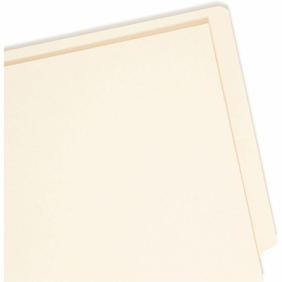 Heavyweight End Tab Fastener Folders, Interior Front-Cover Pocket, 0.75" Expansion, 1 Fastener, Letter Size, Manila, 50/Box