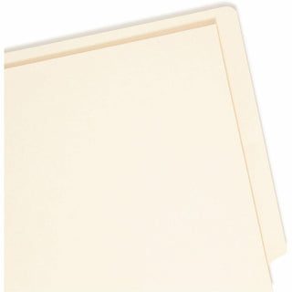Heavyweight End Tab Fastener Folders, Interior Front-Cover Pocket, 0.75" Expansion, 1 Fastener, Letter Size, Manila, 50/Box